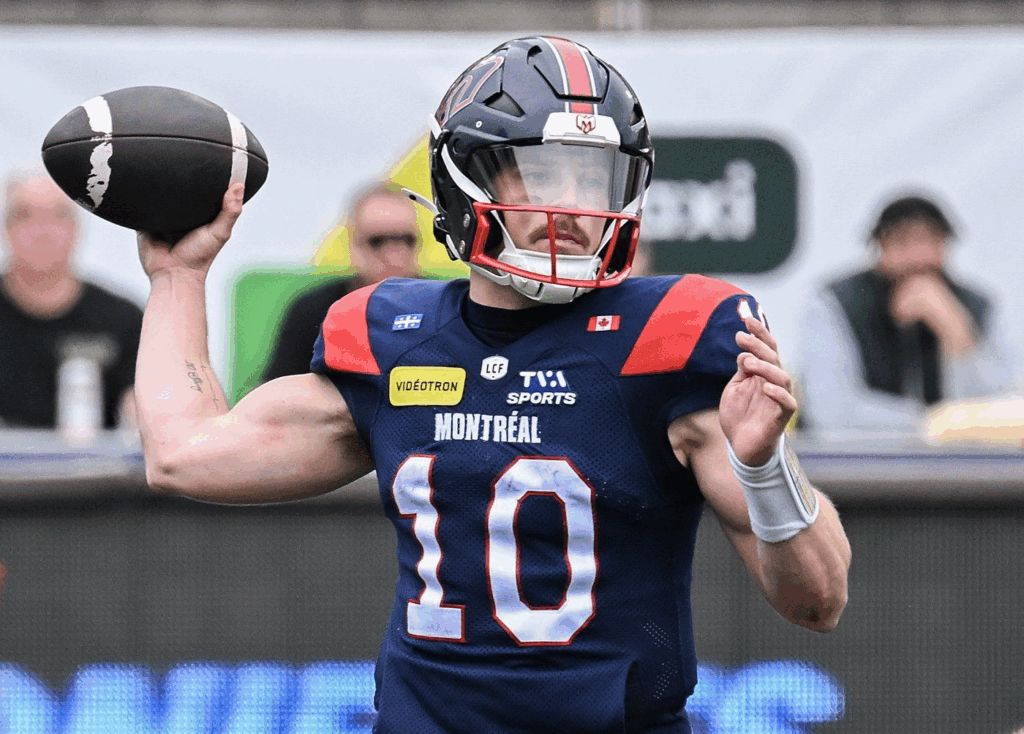 Alexander passes for 5,000 yards, five TDs as Alouettes rout Roughriders