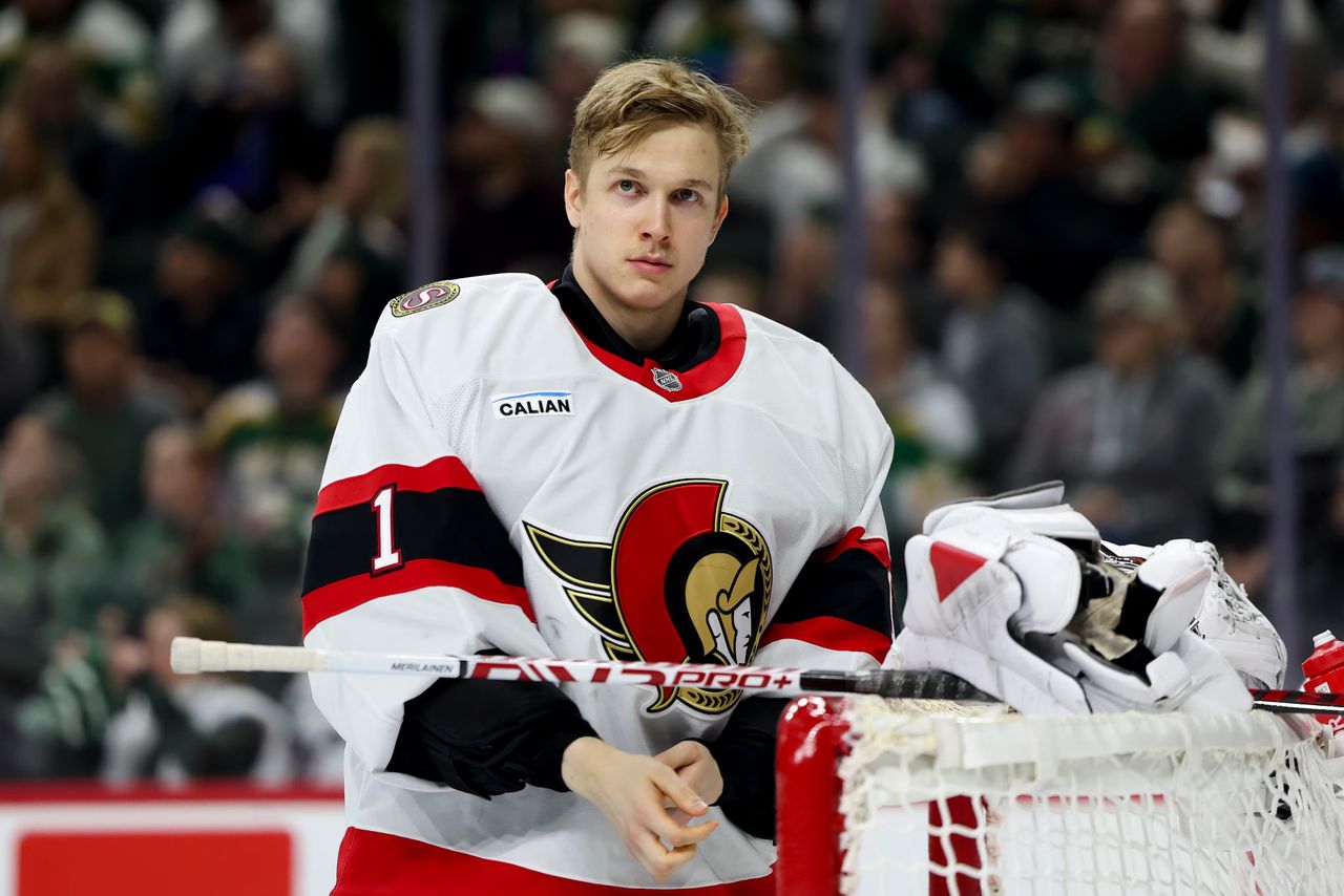 Canucks claim goaltender Leevi Meriläinen off waivers from Senators