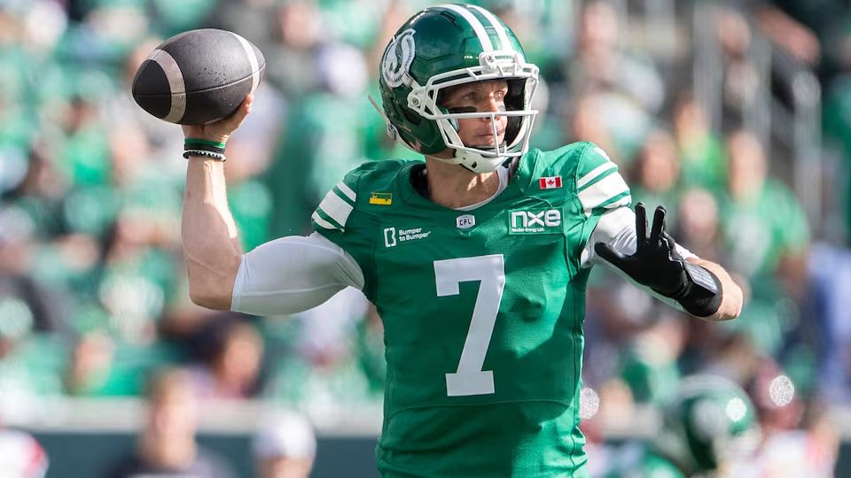 Late touchdown by KeeSean Johnson clinches playoff spot for Roughriders