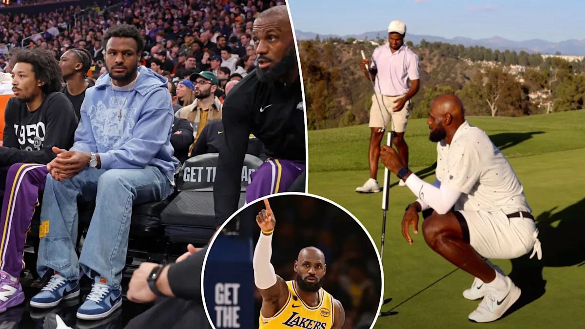 LeBron James Shares Emotional Father-Son Golf Moments in Heartfelt Instagram Post