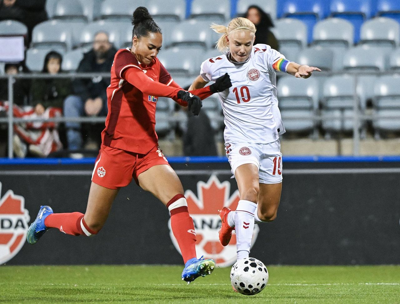 Olivia Smith's late goal salvages draw for Canada against Denmark