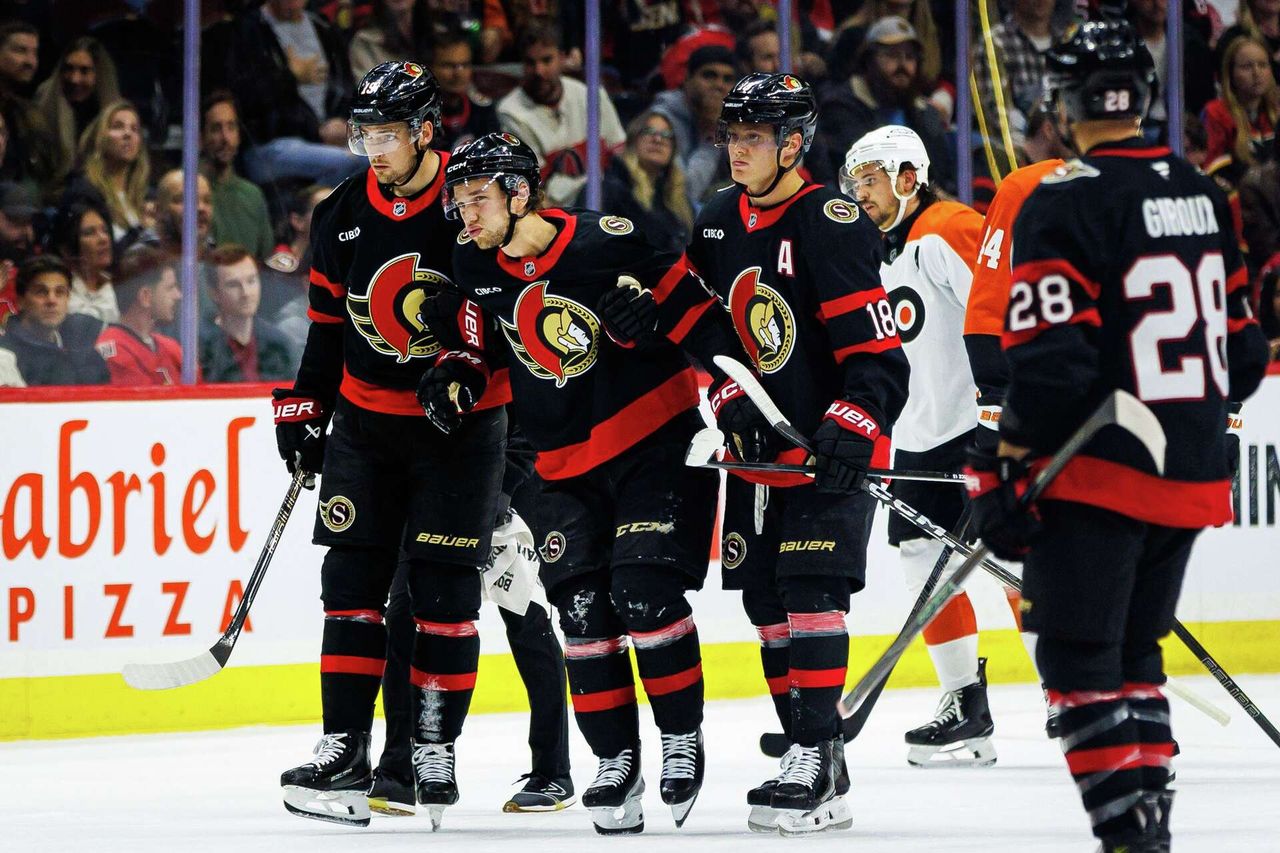 Senators forward William Eklund out extended period with ankle injury
