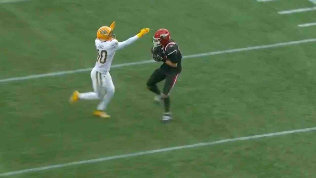 Stampeders' Wells Jr. and Barnes connect for 41-yard touchdown in pivotal CFL win over Elks
