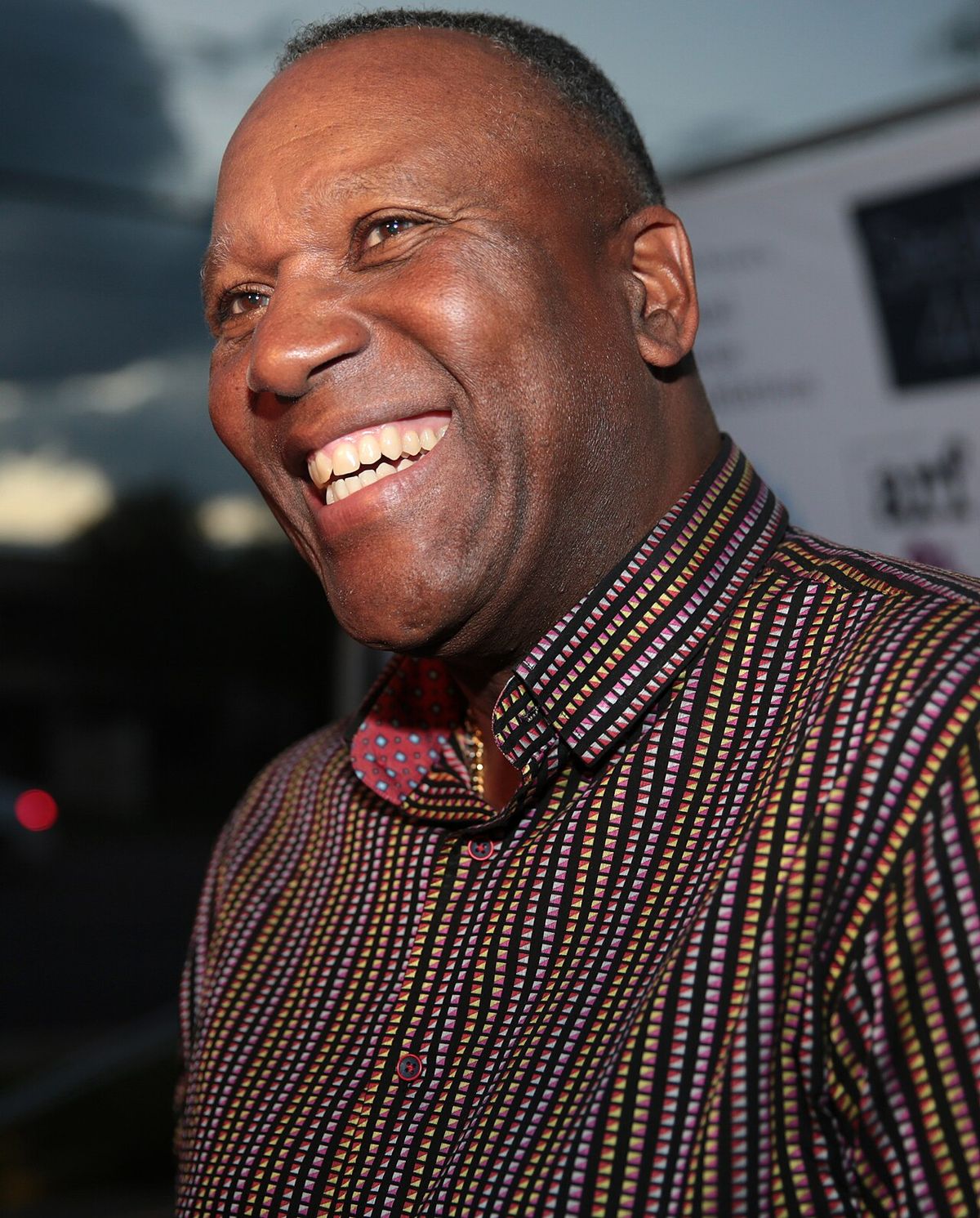 Joe Carter on the red carpet at the Dinner of Champions hosted by La Russa in Phoenix, Arizona.