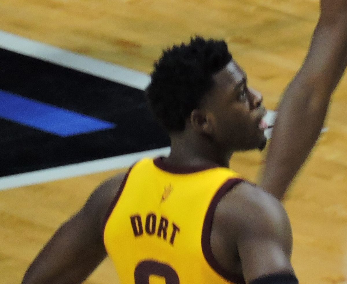 Nick Perkins at the Free throw Line for the Buffalo Bulls during their game with Arizona State in the 2019 NCAA Basketball Tournament in Tul