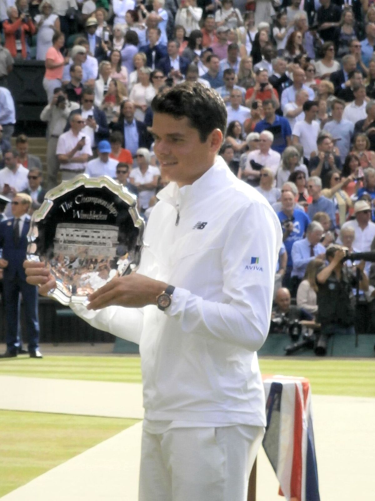 Milos Raonic was a finalist at Wimbledon 2016