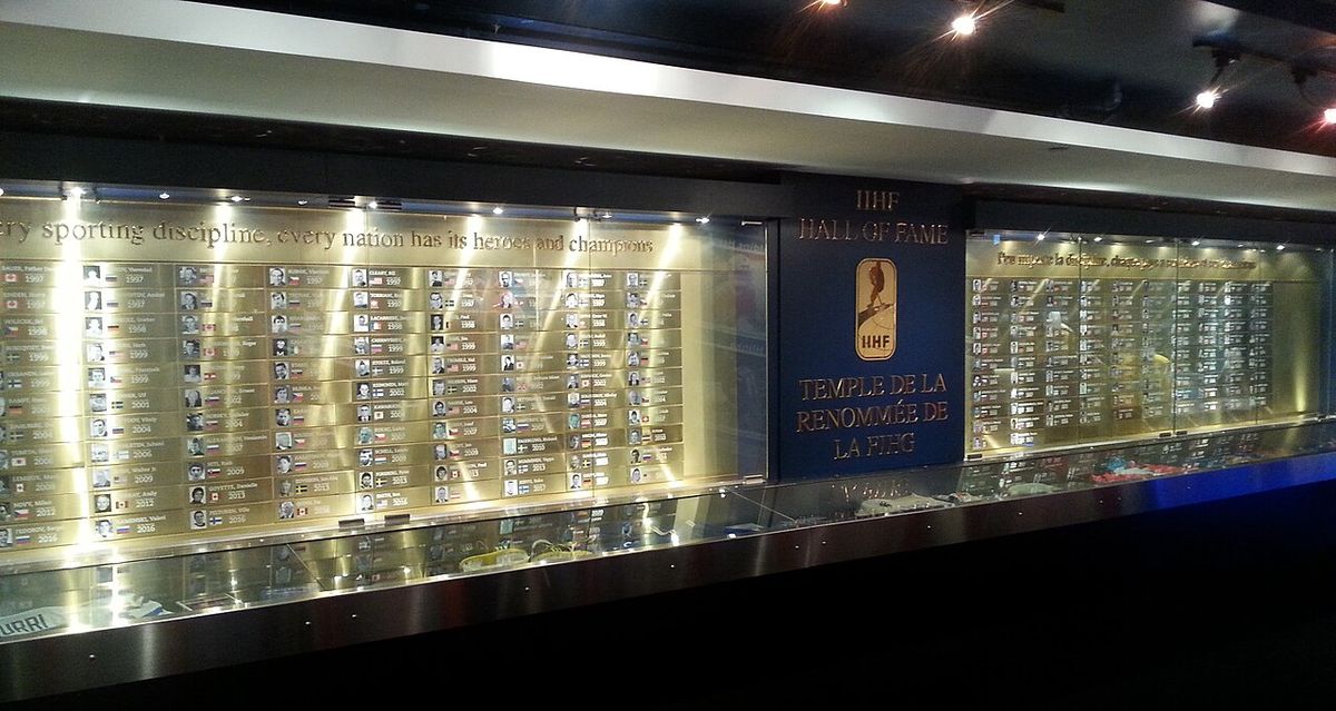 IIHF Hall of Fame wall of honour