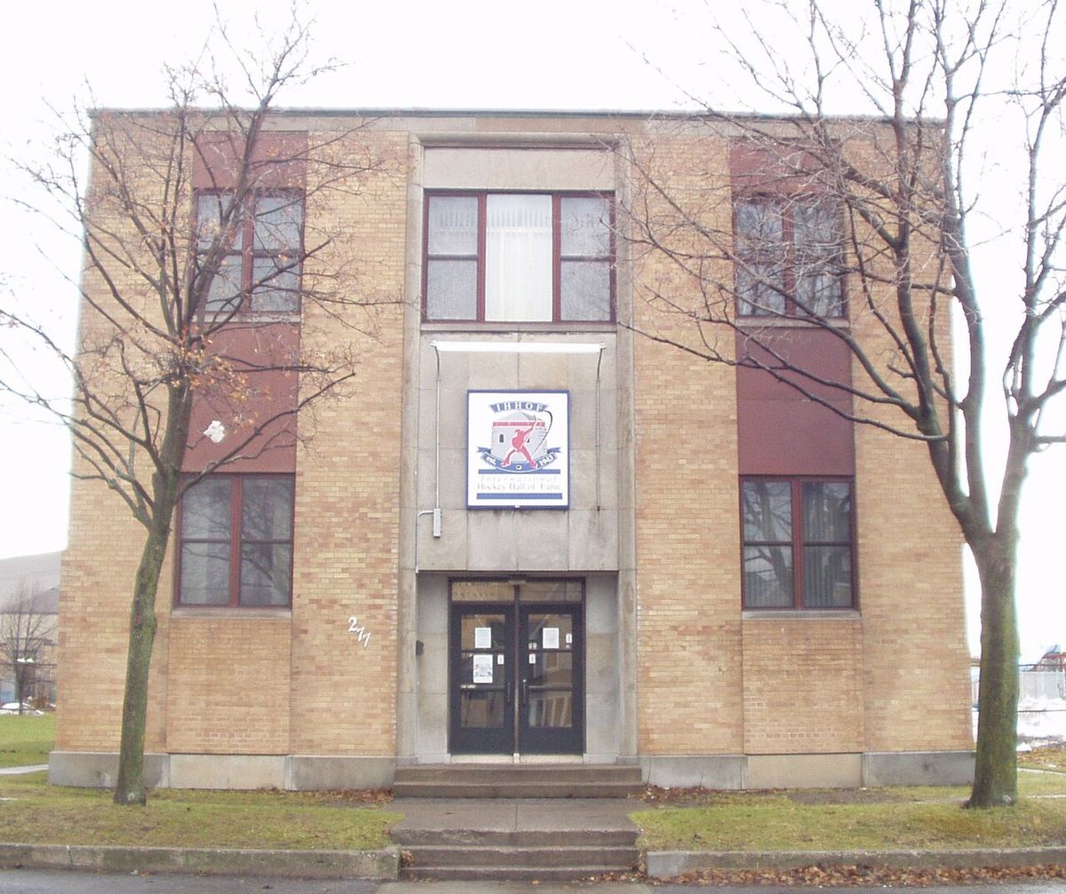 Exterior of International Hockey Hall of Fame