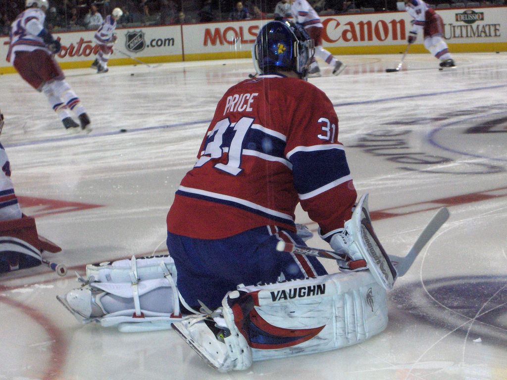 Carey Price, goaltender for the Montreal Canadiens.