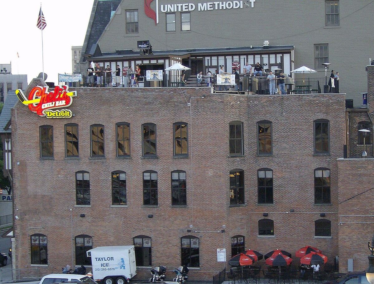 Hockey player Chris Chelios Rest/bar in Detroit