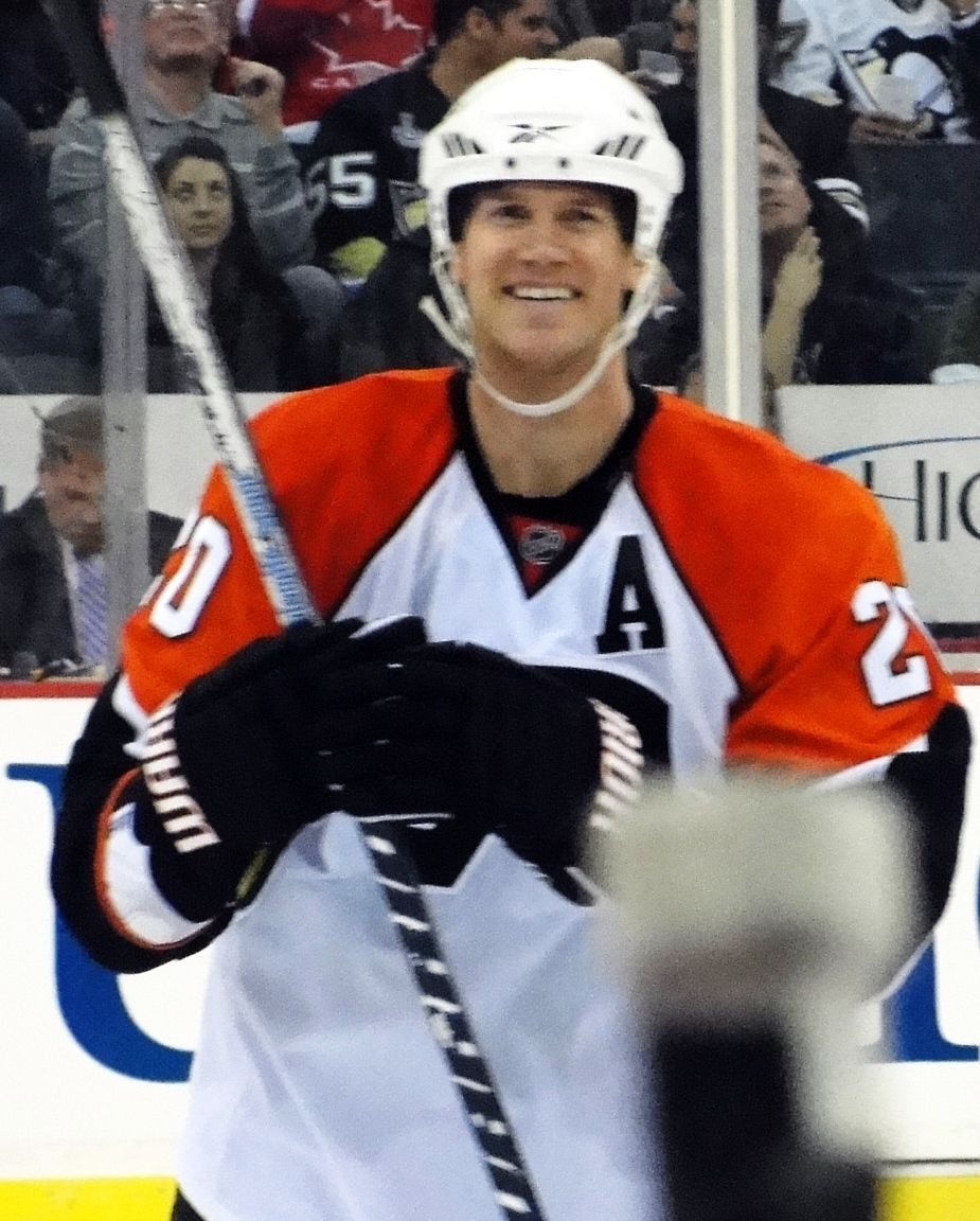 Chris Pronger of the Philadelphia Flyers during a game against the Pittsburgh Penguins, March 27, 2010 at Mellon Arena in Pittsburgh, PA.