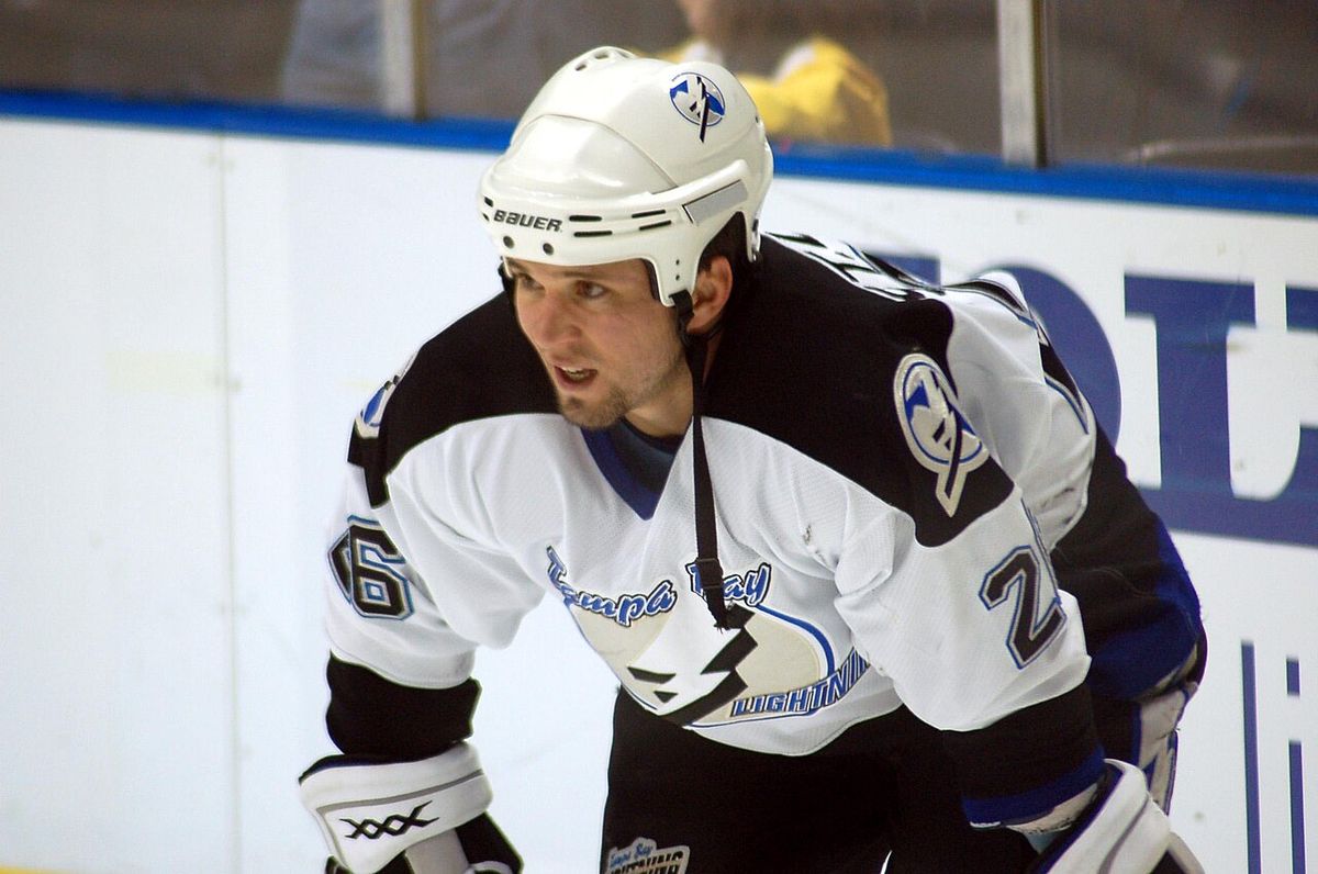 Canadian ice hockey player Martin St Louis