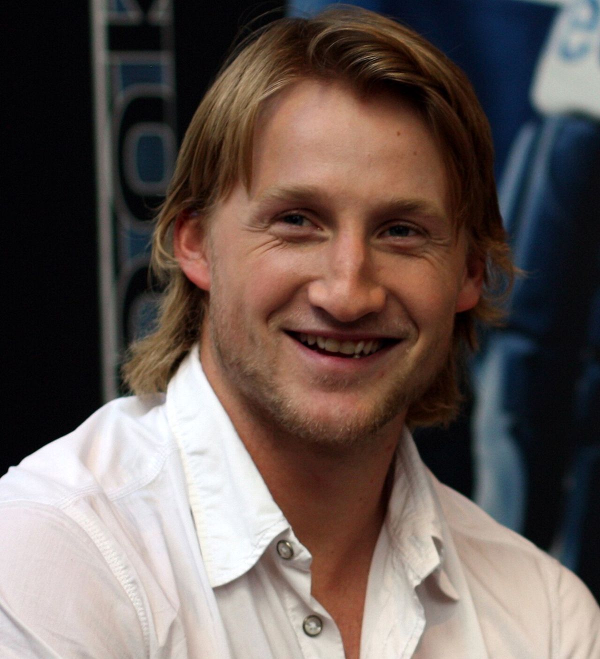 Stamkos doing press at the NHL Store in September 2011.