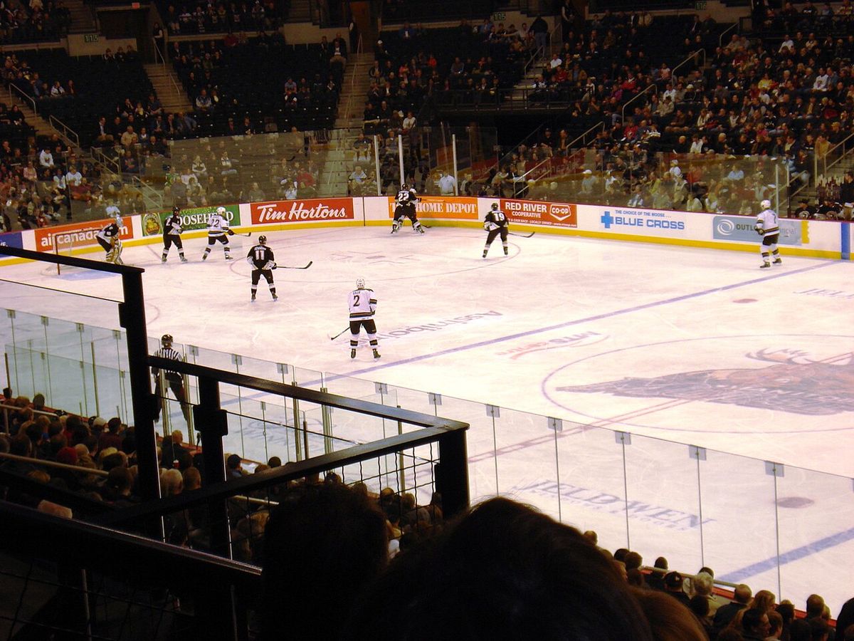 Manitoba Moose vs W-S Penguins Game at MTS Centre - Winnipeg, MB - Canada
