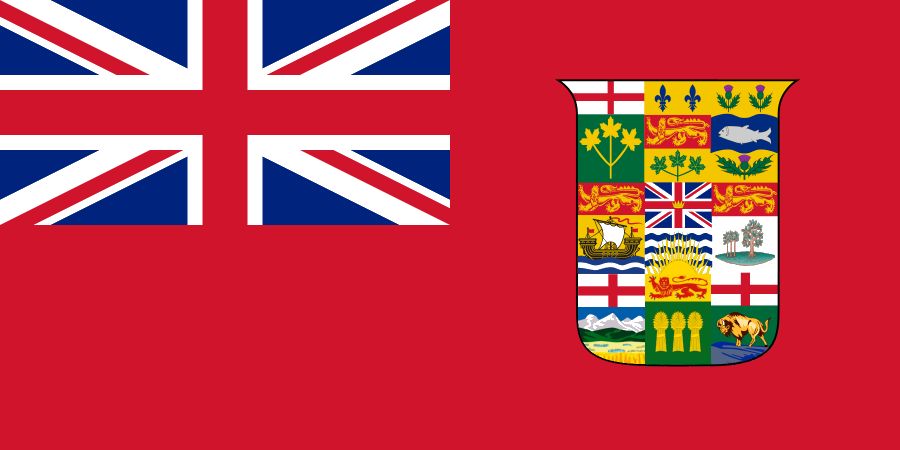 Unofficial flag of Canada from 1907 to 1921.