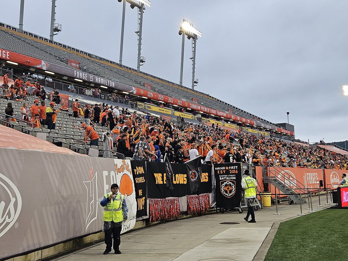A stand in a stadium