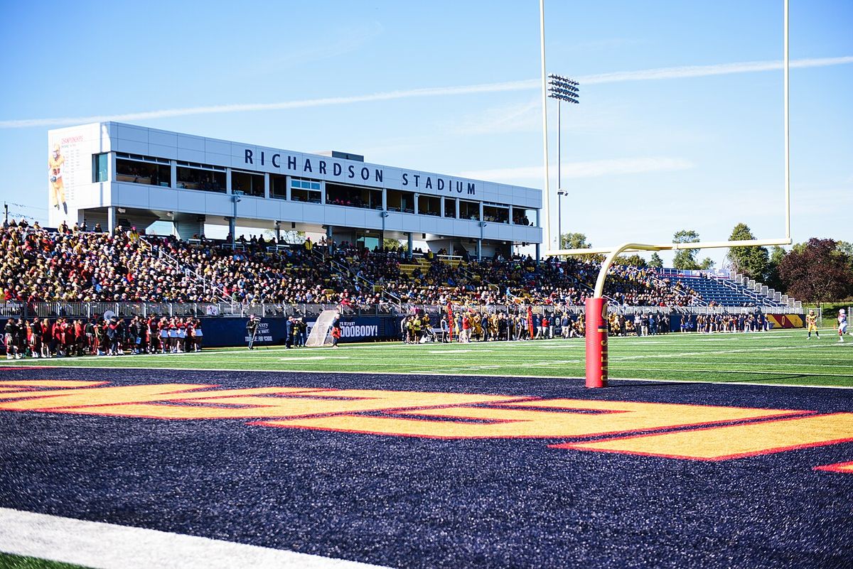 Football game in 2019 at Richardson Stadium.