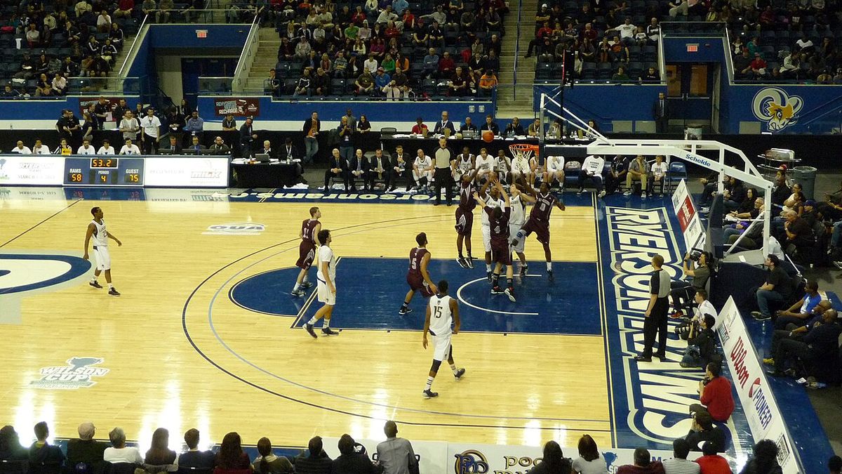 The 2013 Wilson Cup semifinal game between the Ottawa Gee Gees and the Windsor Lancers at the Mattamy Athletic Centre.
