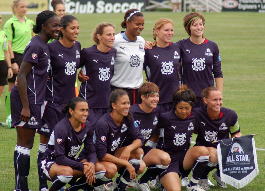 2009 WPS All Star staring line-up.