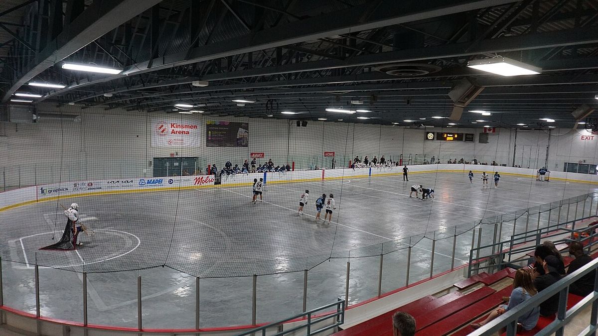 The Kitchener Kodiaks hosting the Mimico Mountaineers in the Kinsmen Arena at the Kitchener Memorial Auditorium Complex.