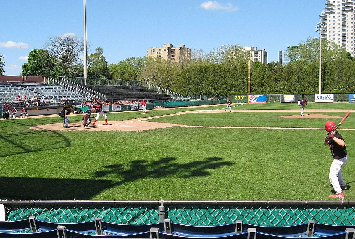 illus. of Labatt Park still active in 2010 as baseball field