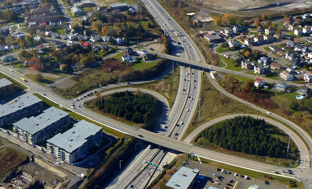 Québec City – Autoroute Felix-Leclerc - Boulevard des Chutes