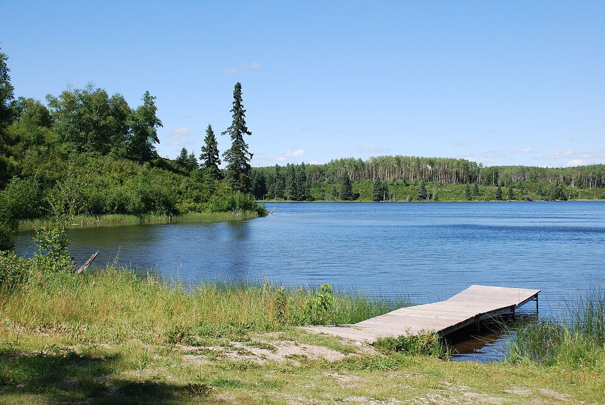 Deep Lake in Riding Mountain National Park, Manitoba